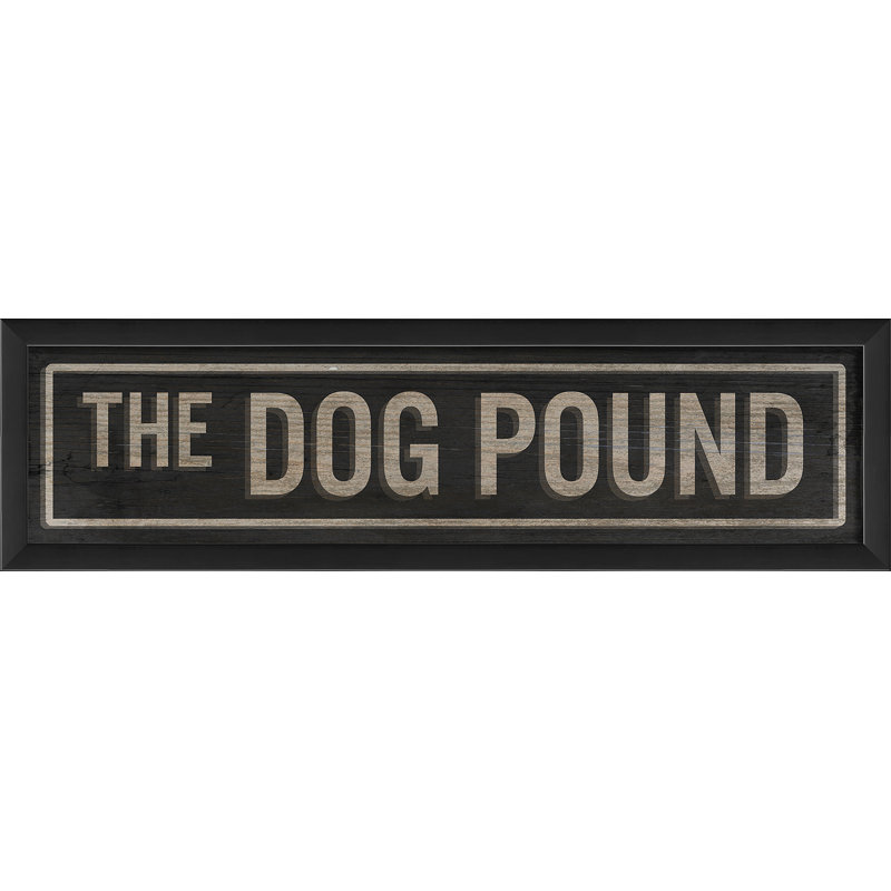 « the dièse », art textuel encadré Dog