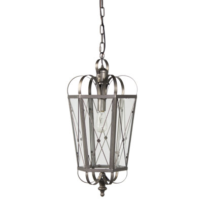 Dunigan 1 - Light Silver Unique/Statement Pendant