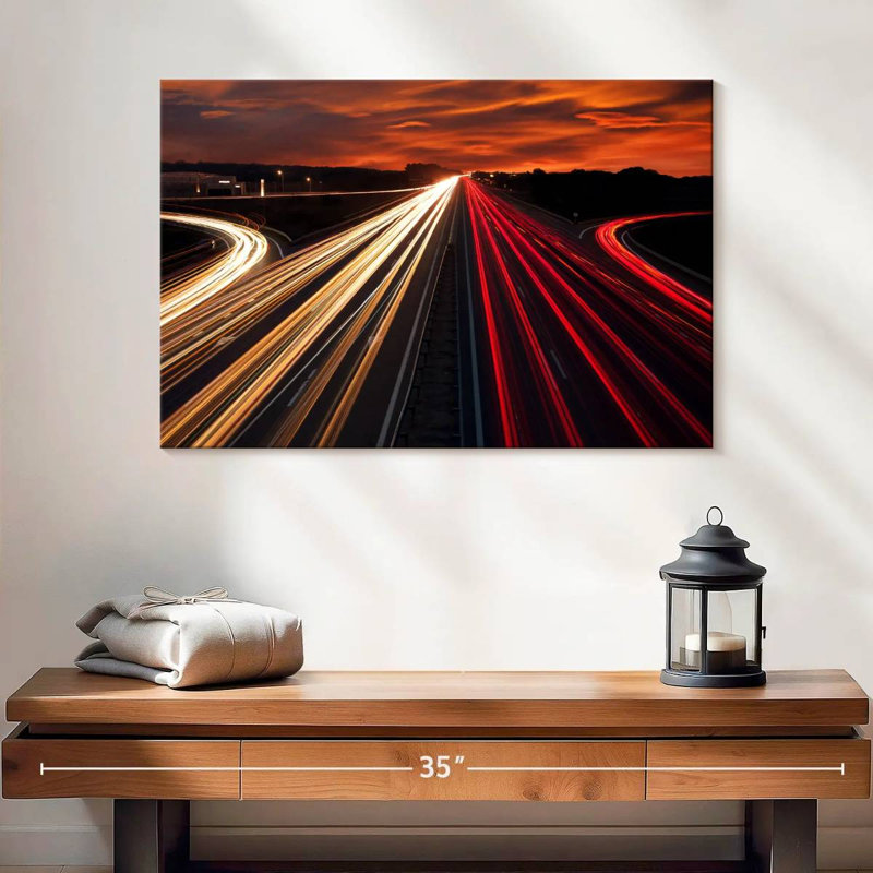 Mehar Highway, 30" H x 45" W