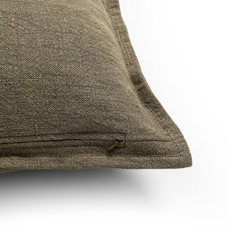 Broadway Pillow-Broadway Dune-24"X24", Broadway Olive