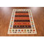 Tapis tribal à motif géométrique Gabbeh