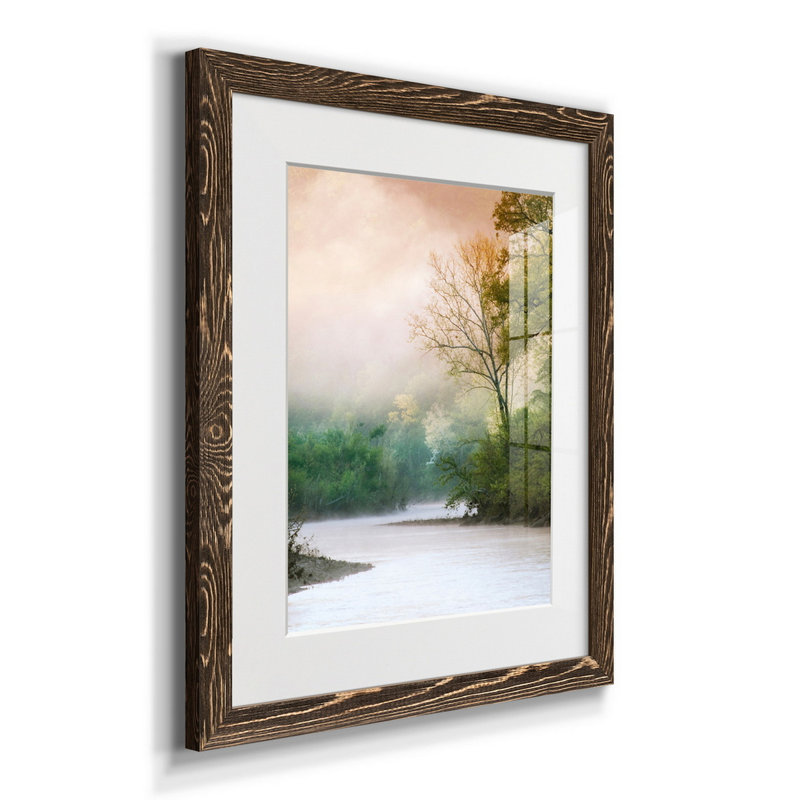 Beguilé - Impression sur papier encadré, Cadre noyer, H 24 po x l 18 po x P 1,5 po