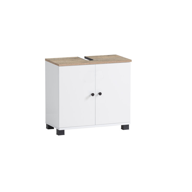Bridget Freestanding Bathroom Storage Cabinet, White