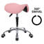 Swivel Upholstered Adjustable Height Counter Stool with Metal Frame-85419877
