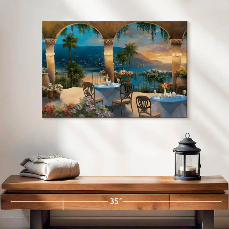 Vacances à  Amalfi avec Gillard I, H 16 po x l 24 po