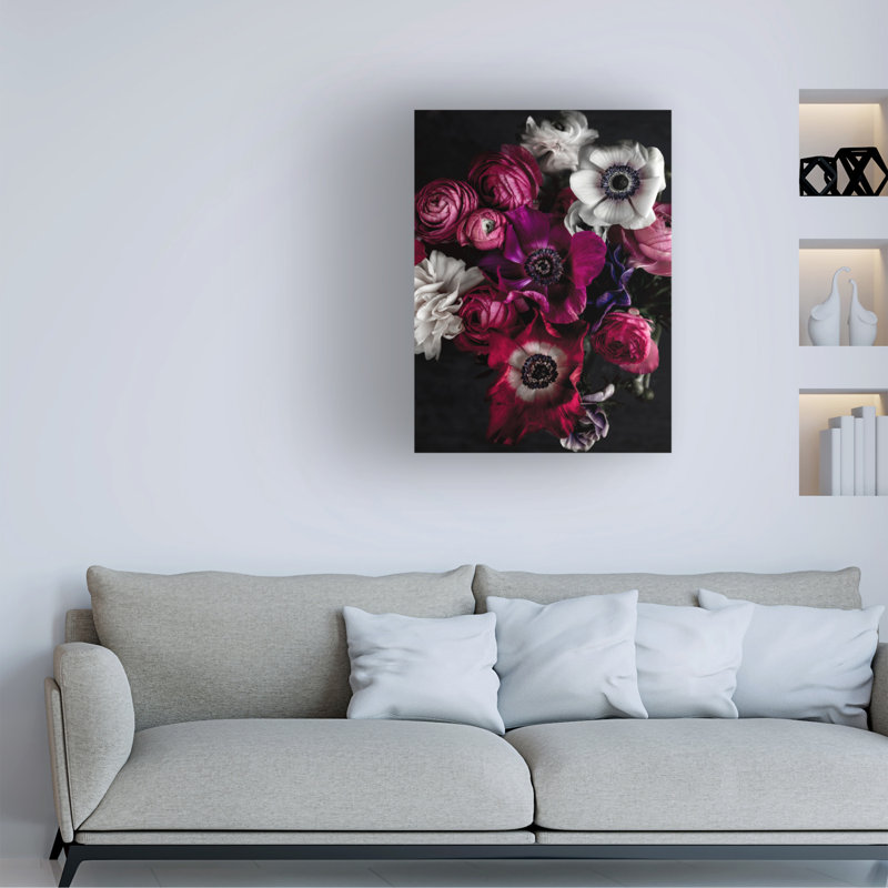 Art sur toile 1, bolognaise, brun, H 19 po x l 14 po
