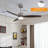 Glio 52 in. Nickel Dark Walnut Downrod Standard Ceiling Fan with Integrated LED with Remote Included DC Motor-1085669867-1085669655