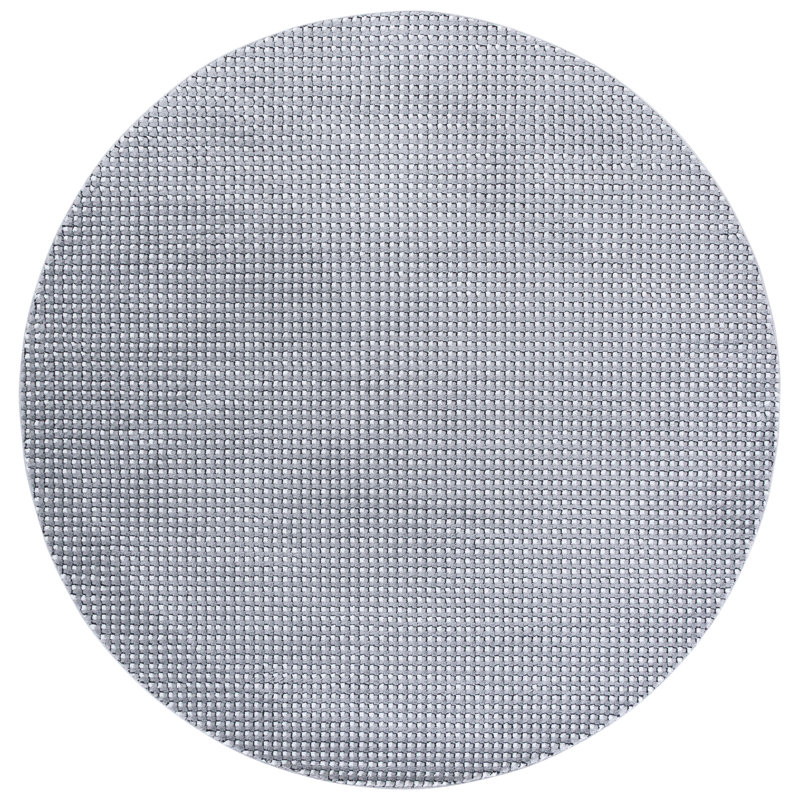 Slate Performance Solid Color Rug, Round 6'7"