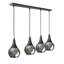 Olin - Light Clear Black Kitchen Island Pendant-91196471-91196475-91196477