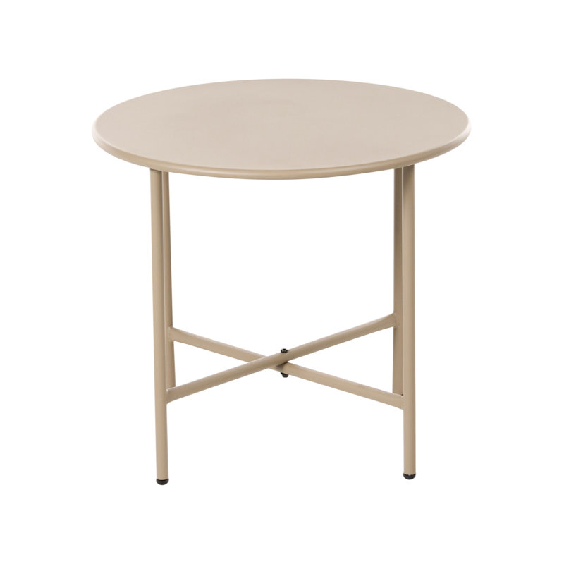 Round Metal Outdoor Bistro Table , 50cm cm W 50cm cm D