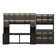 2 Piece Office Set Include 47'' W Bookcase And 90.6'' W Computer Desk  With Hutch