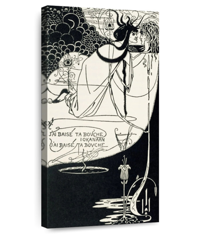 J'ai embrassé ta bouche, John, 1894, H 36 po x l 18 po