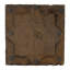 Bougeoir à pilier sculpté 10X10x5.5