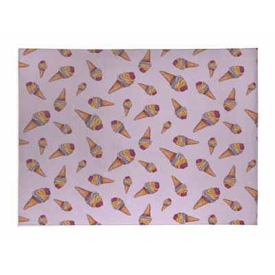 Summer Ice Cream Outdoor Rug