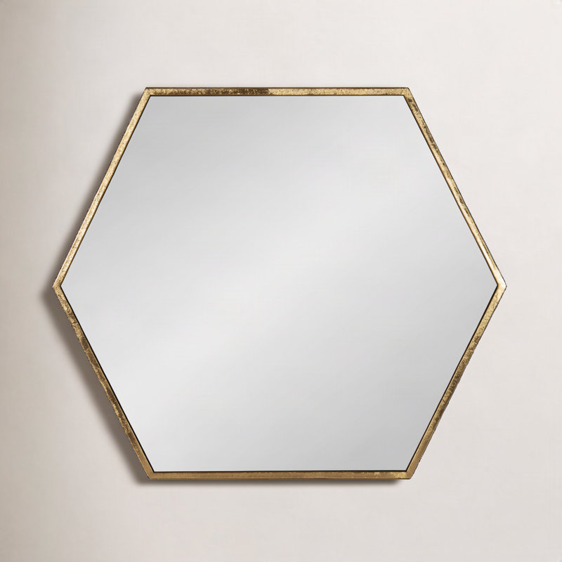 Miroir Breckler, 25,75 po x 22 po, Or