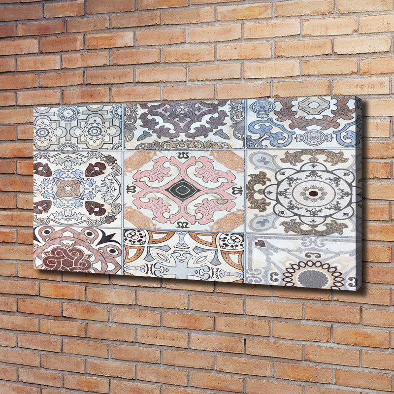 Ceramic Tiles - Wrapped Canvas Print