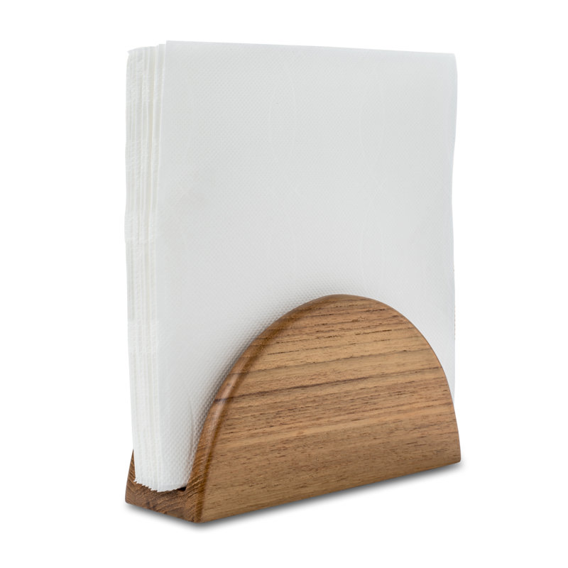 Wood Freestanding Napkin Holder