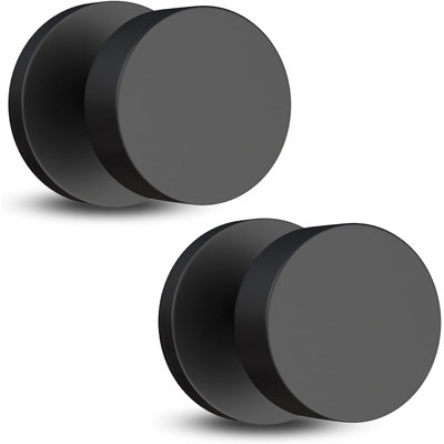 Mega Handles Buena Door Knob for French Doors, Pantry and Closet – Reversible with Round Rosette Fits All Door Sizes