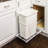 Steel Open Pull Out Trash Can - 12.5 Gallons-24310093