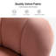 Fauteuil demi-tonneau en velours 30 po Hendrix-2112625219