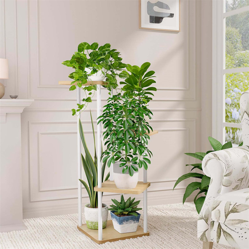 4 Tier Plant Stand For Indoor And Outdoor