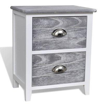 Andrade 38cm W Solid Wood Bedside Table