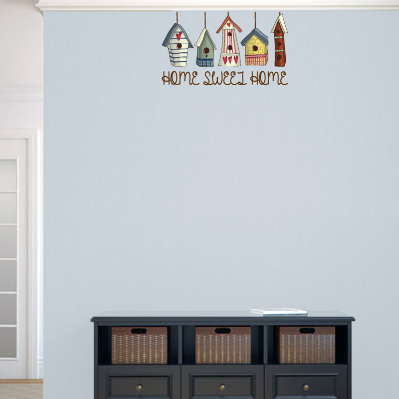Décalcomanie murale Home Sweet Home, H 14 po x l 24 po