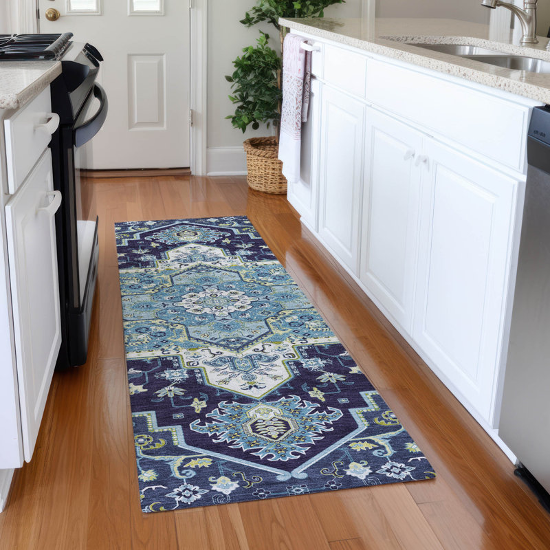 Premium Machine Washable Cossette AMF1036 Oriental Rug, Runner 2'3" x 7'6"
