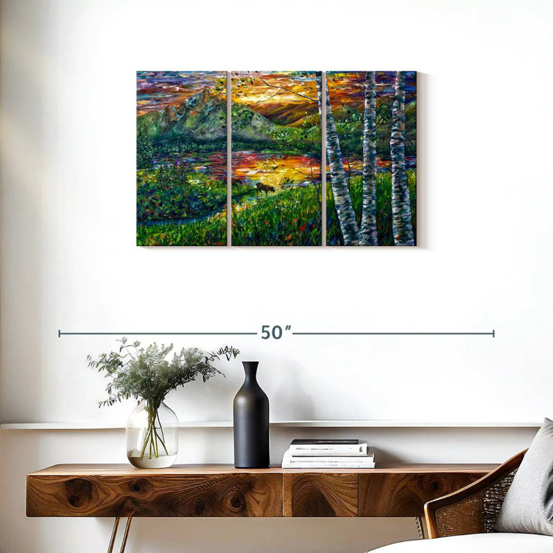 Alvord Sleeping Meadow - Colorado Moose Crossing, H 20 po x l 33 po