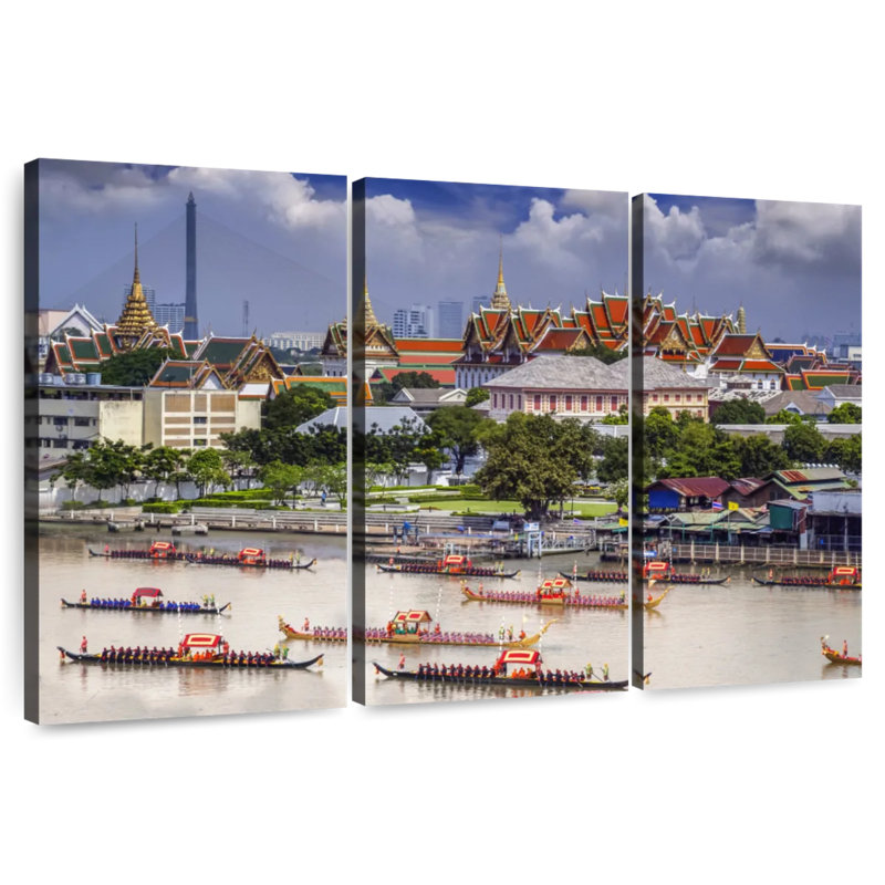 Sebbie Thailand Grand Palace, 48" H x 74" W