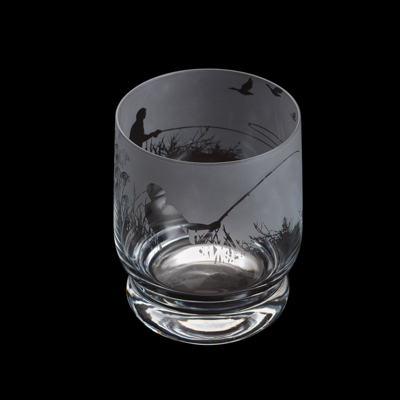 Dartington Crystal Aspect Fly Fishing 350ml Drinking Glass