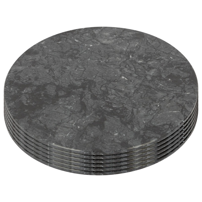 Marble Stone Placemant, Black