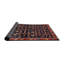 Tapis traditionnel rouge / noir-309009048