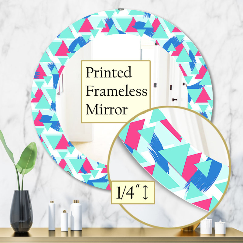 Pastel Dreams 4 - Miroir moderne, H 31,5 po x l po