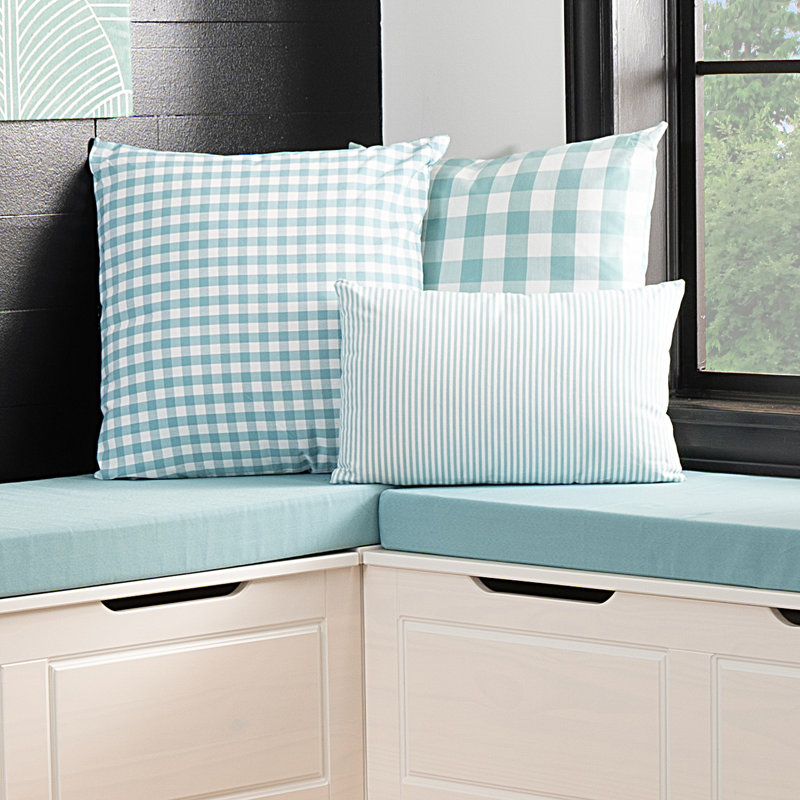 Coin blanc Selby avec coussin écume de mer Selby, Blanc