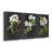 Dramatic White Flowers I Canvas Painting Print-854455597