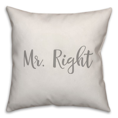  Coussin Mr Right