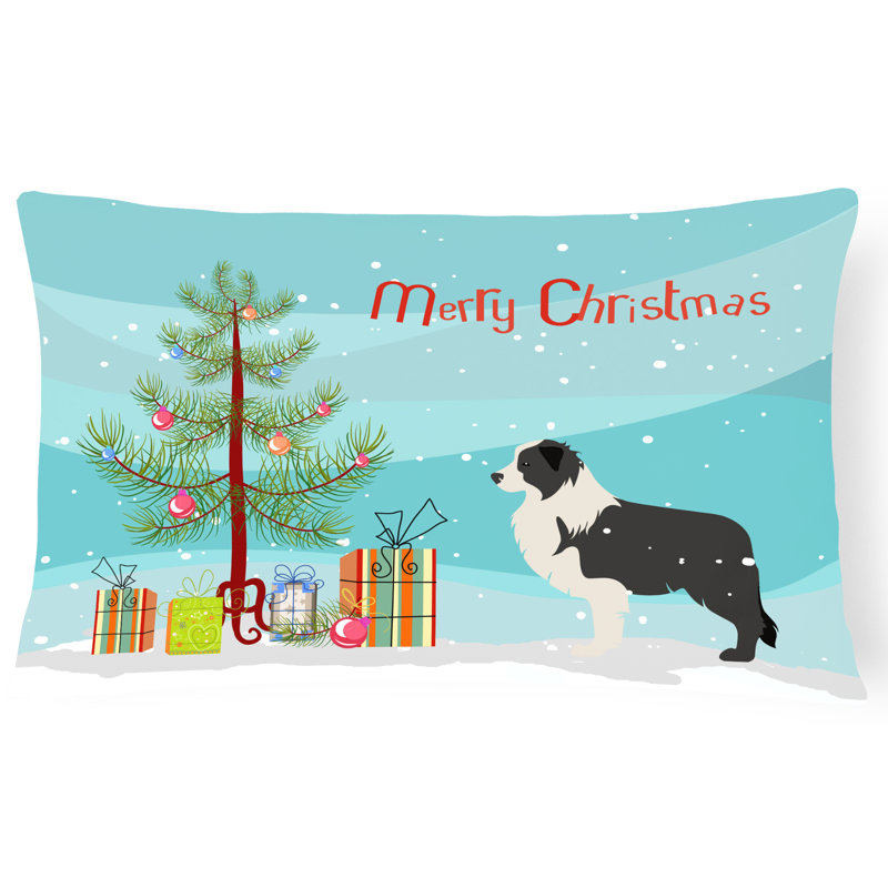 Coussin lombaire intérieur/extérieur à bordure collie