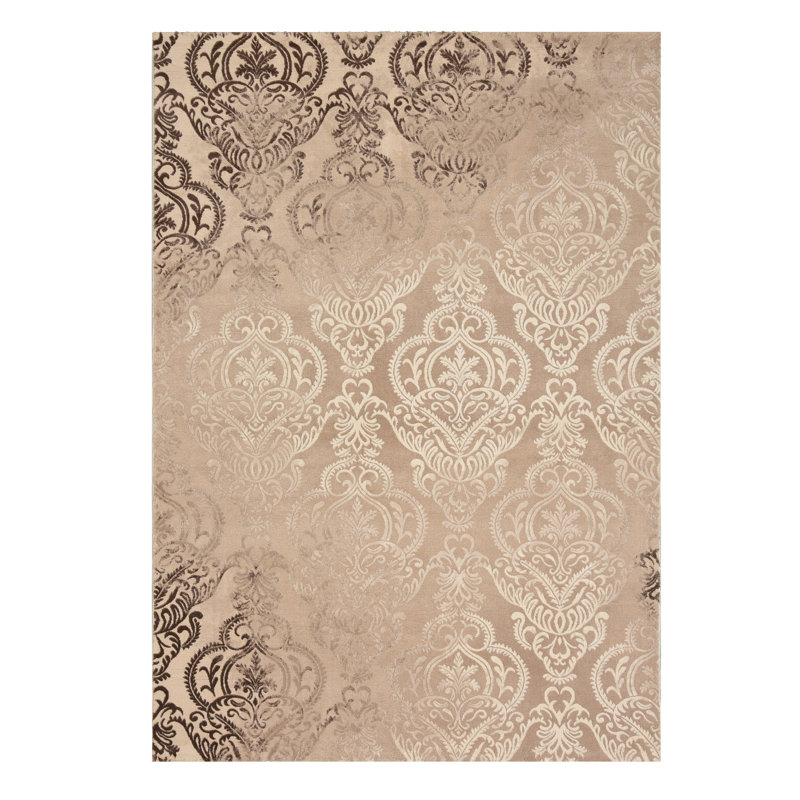 Lorelei Damask Area Rug, Rectangle 200cm x 290cm