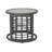 Round Glass Outdoor Side Table , 18.25 " W 18.25 " D-121771415