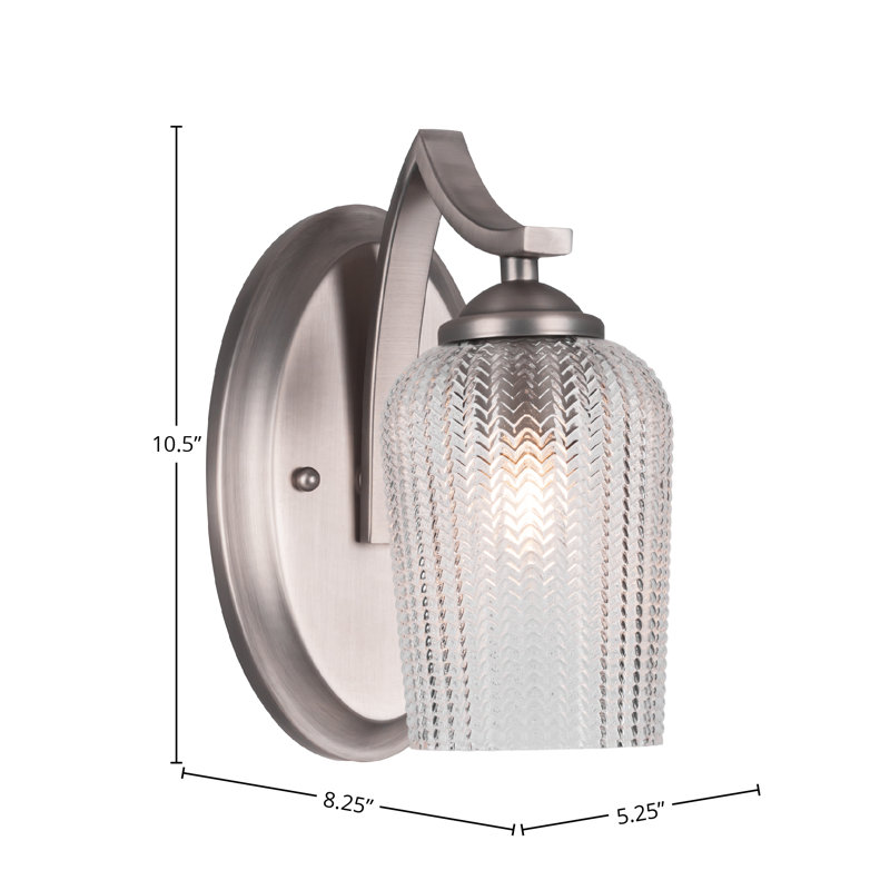 Zilo Wall Sconce, Graphite, White