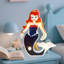 Mermaid Neon Sign Mermaid Night Light, Lampe de table en forme de sirène