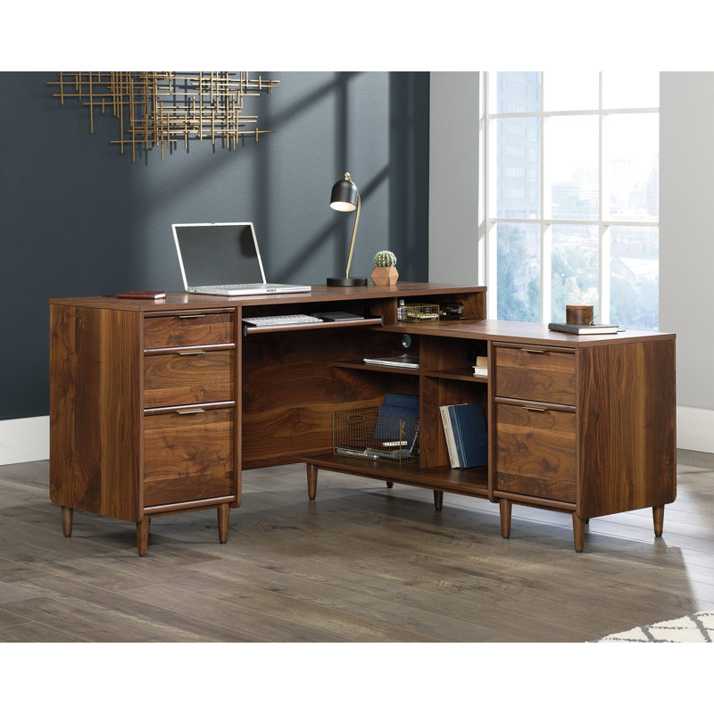 Bureau en L, Grand noyer