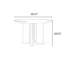 Black Round Solid Wood Dining table-571402884