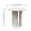 Table basse en marbre naturel blanc, petite table, table de salon, pierre naturelle, marbre véritable, marbre véritable-669487785