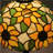 Pollark Tiffany Style Stained Glass Table Lamp