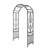 44.1'' W x 17.3'' D Iron Arbor in Black