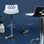 Leverette Swivel Adjustable Height Bar Stool