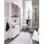 Luis 68.5cm Single Bathroom Vanity Base Only in Glossy White