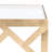 Glass Top End Table